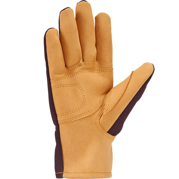 CARHARTT Women's Duck/Synthetic Leather Open Cuff Glove