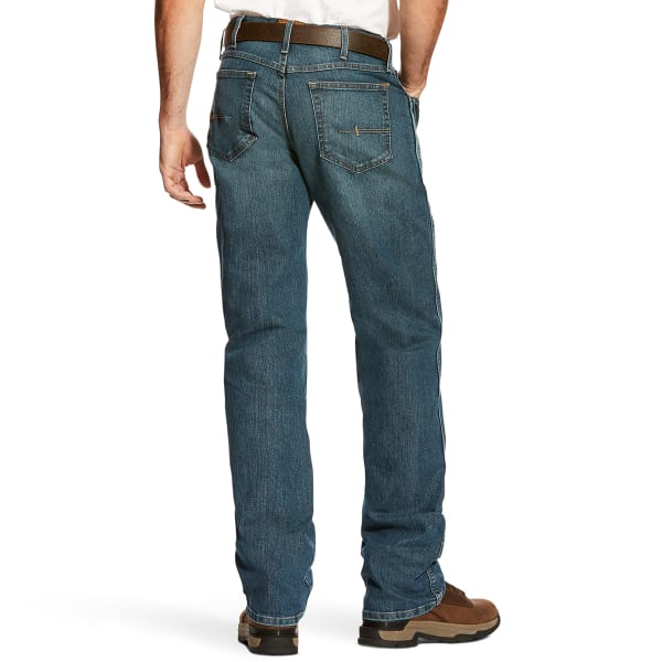 ARIAT Men's Rebar M4 Relaxed DuraStretch Basic Boot Cut Jeans