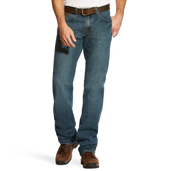 ARIAT Men's Rebar M4 Relaxed DuraStretch Basic Boot Cut Jeans