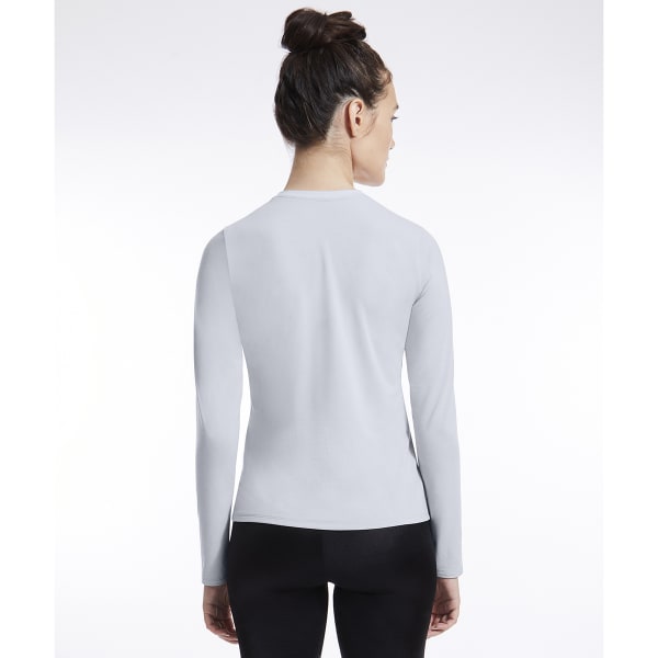 YOGAWORKS Women's Long-Sleeve Fitted Performance Tee