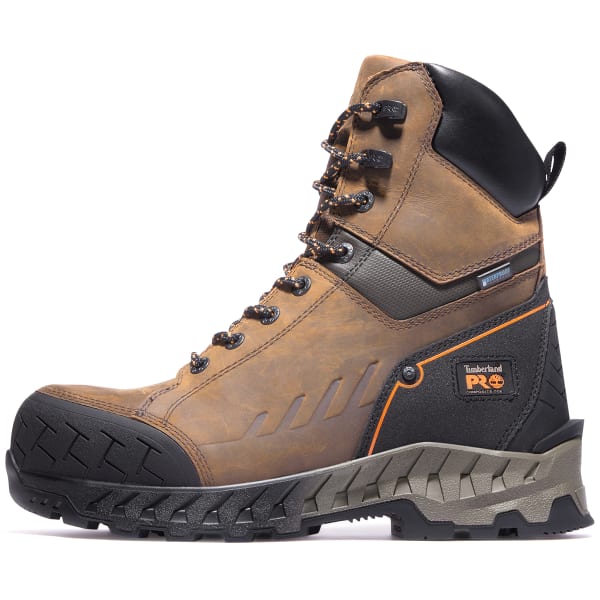 TIMBERLAND PRO Men's Work Summit 8" Comp Toe Waterproof Work Boots