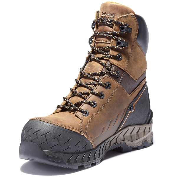 TIMBERLAND PRO Men's Work Summit 8" Comp Toe Waterproof Work Boots