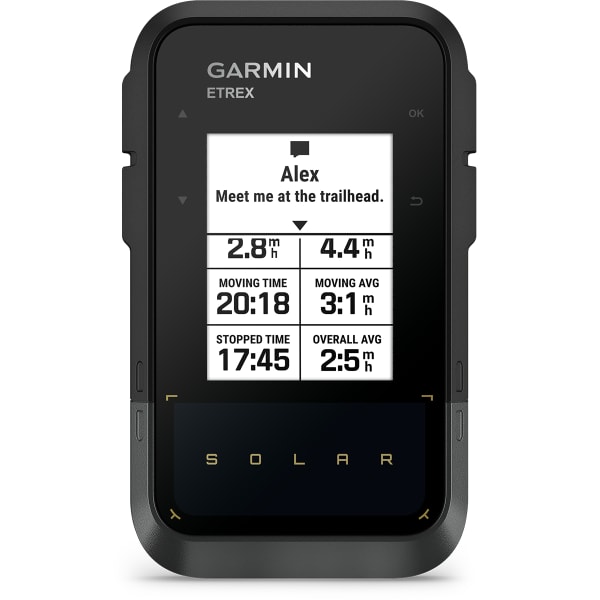 GARMIN eTrex Solar Powered GPS Handheld Navigator