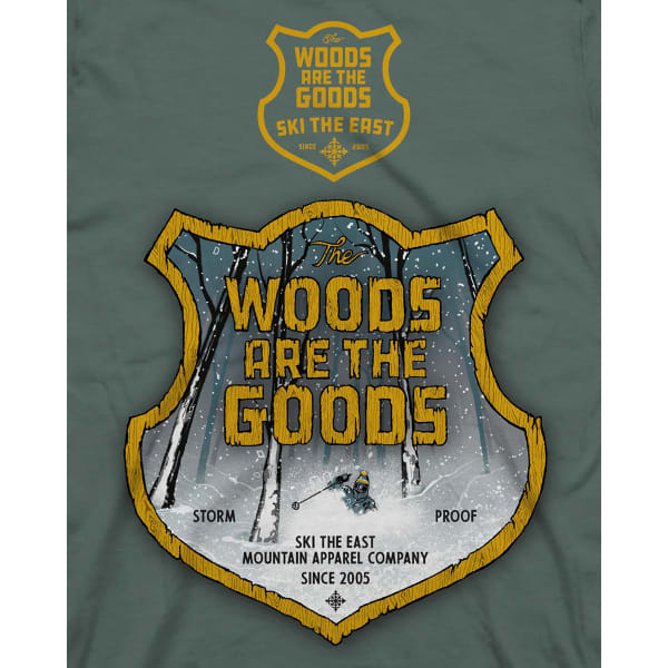 SKI THE EAST Men's Woods are the Goods Short-Sleeve Tee