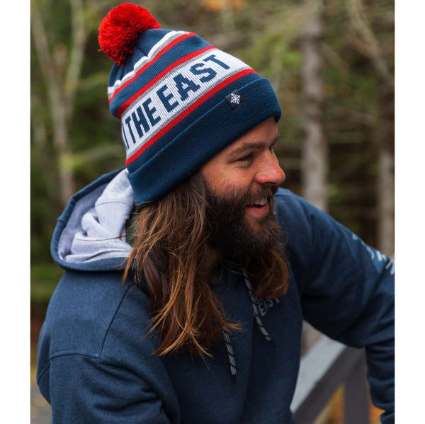 SKI THE EAST Men's Tailgater Pom Beanie