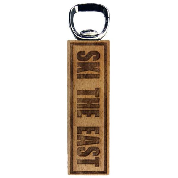 SKI THE EAST Wooden Magnetic Bottle Opener