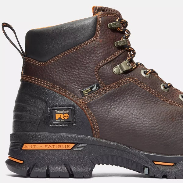 TIMBERLAND PRO Men's Endurance 6" Steel Toe Waterproof Work Boots