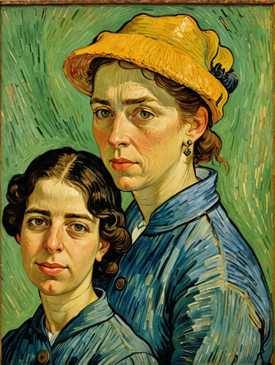 female portrait by Van Gogh