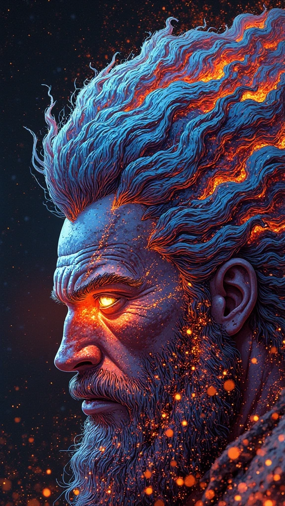 Ragnar Lothbrok in an action pose with determinati…