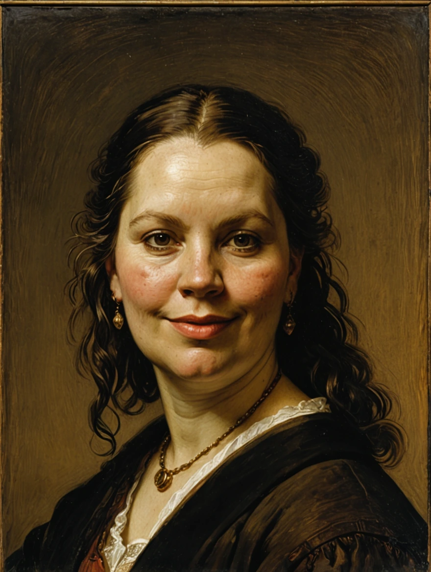 female portrait by Rembrandt