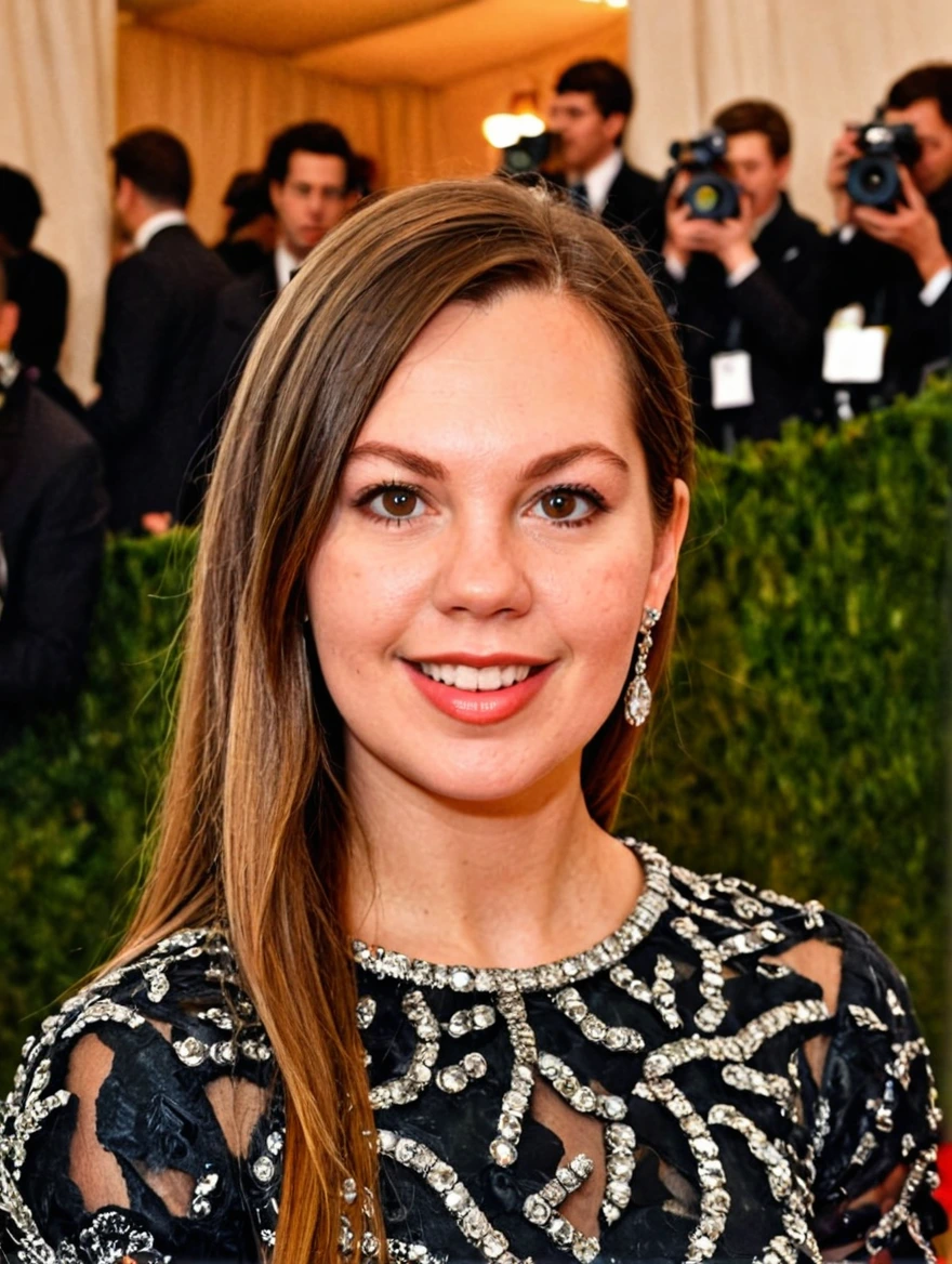 woman at the Met Ball wearing outlandish dress