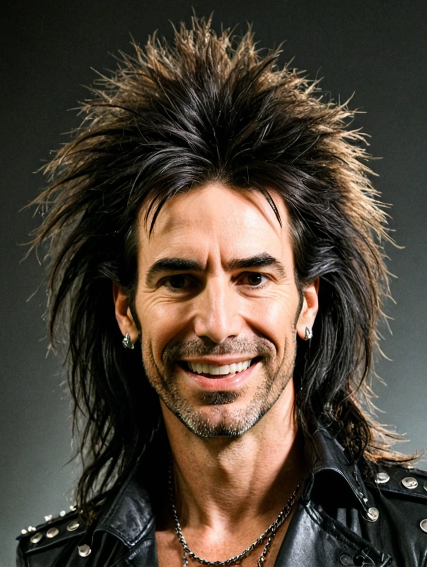 male lead singer of a hair metal band