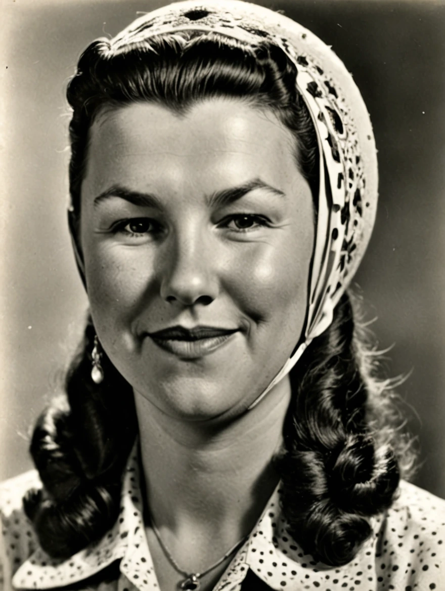 A singing cowgirl in the 1940s