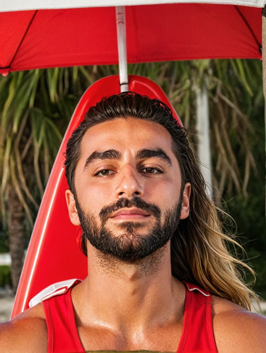 a super hot female lifeguard from Baywatch