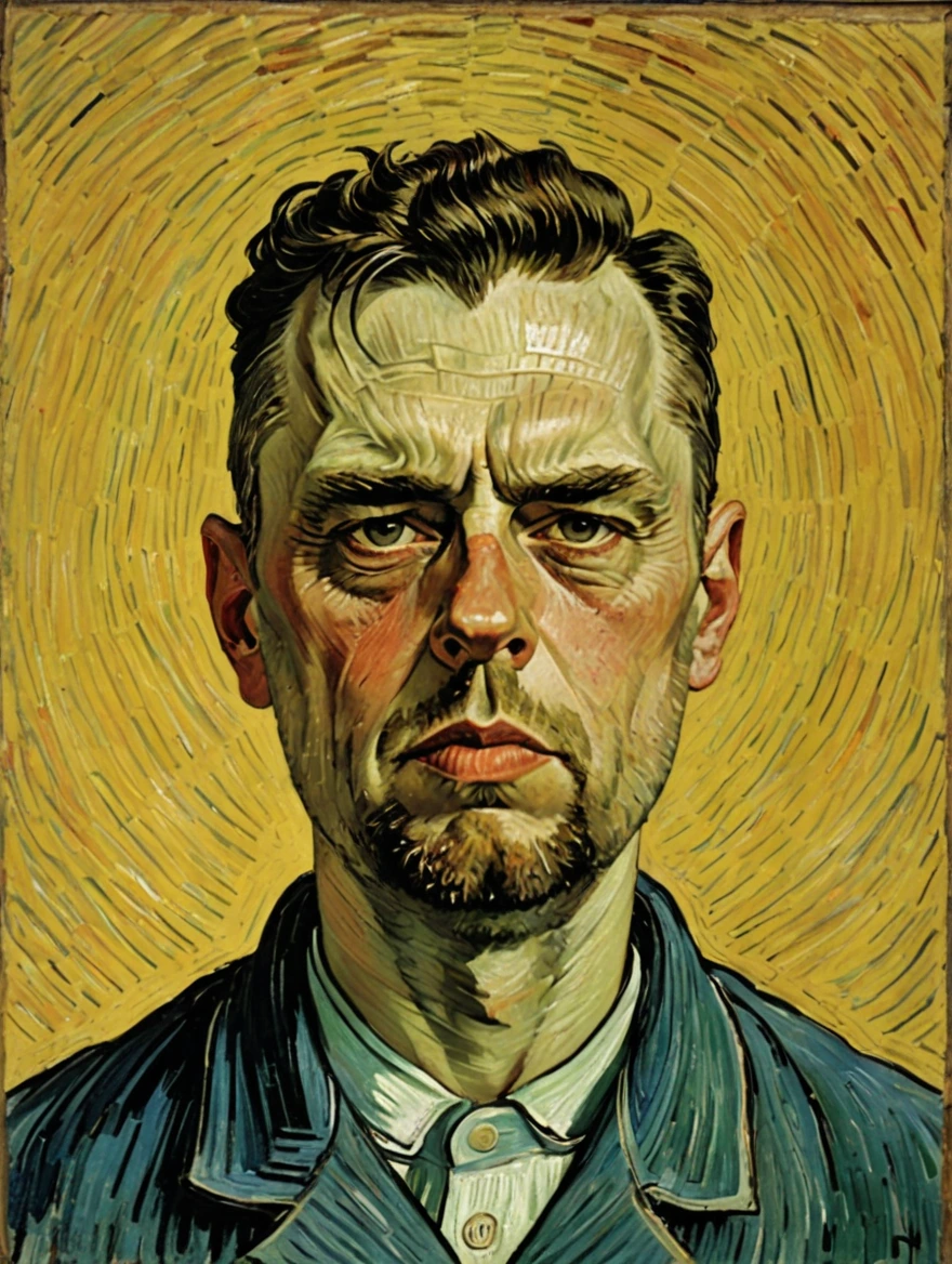 male portrait by Van Gogh