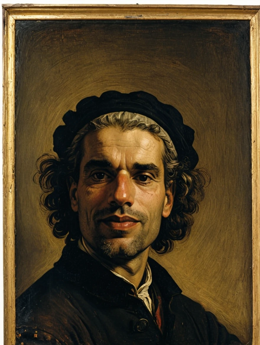 male portrait by Rembrandt