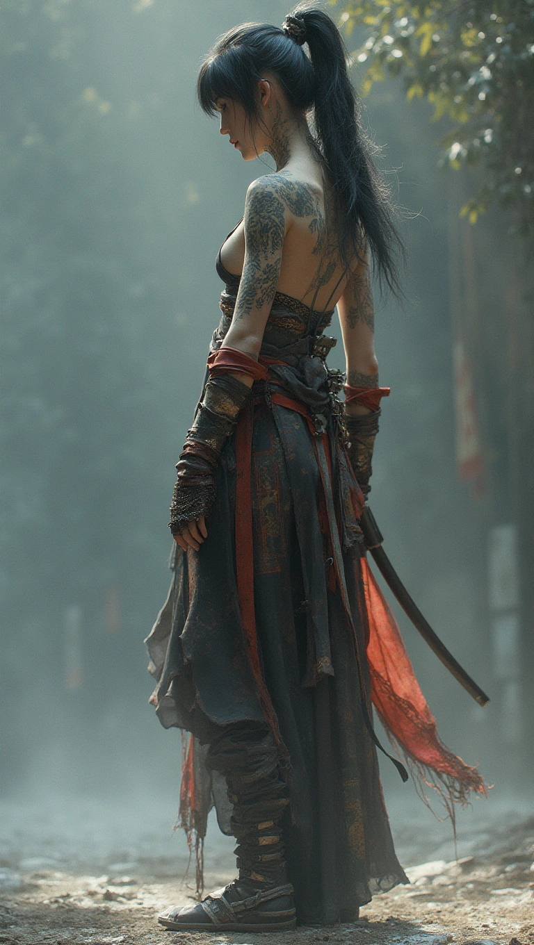 a detailed digital photorealistic shadow hologram