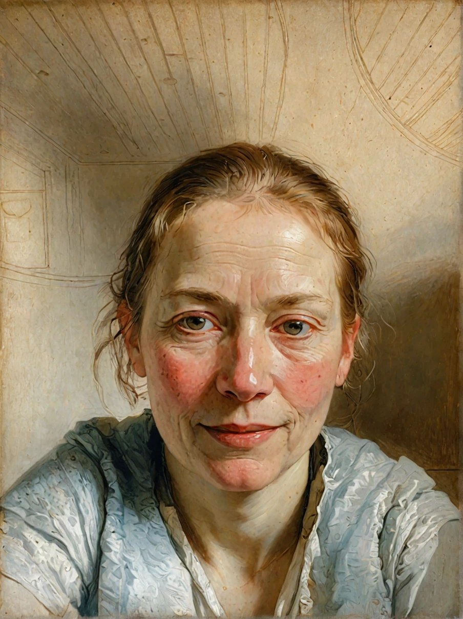 female portrait by Rembrandt