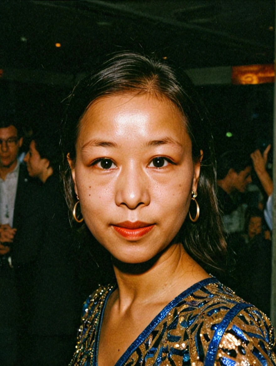 Woman dancing on dancefloor at Studio 54