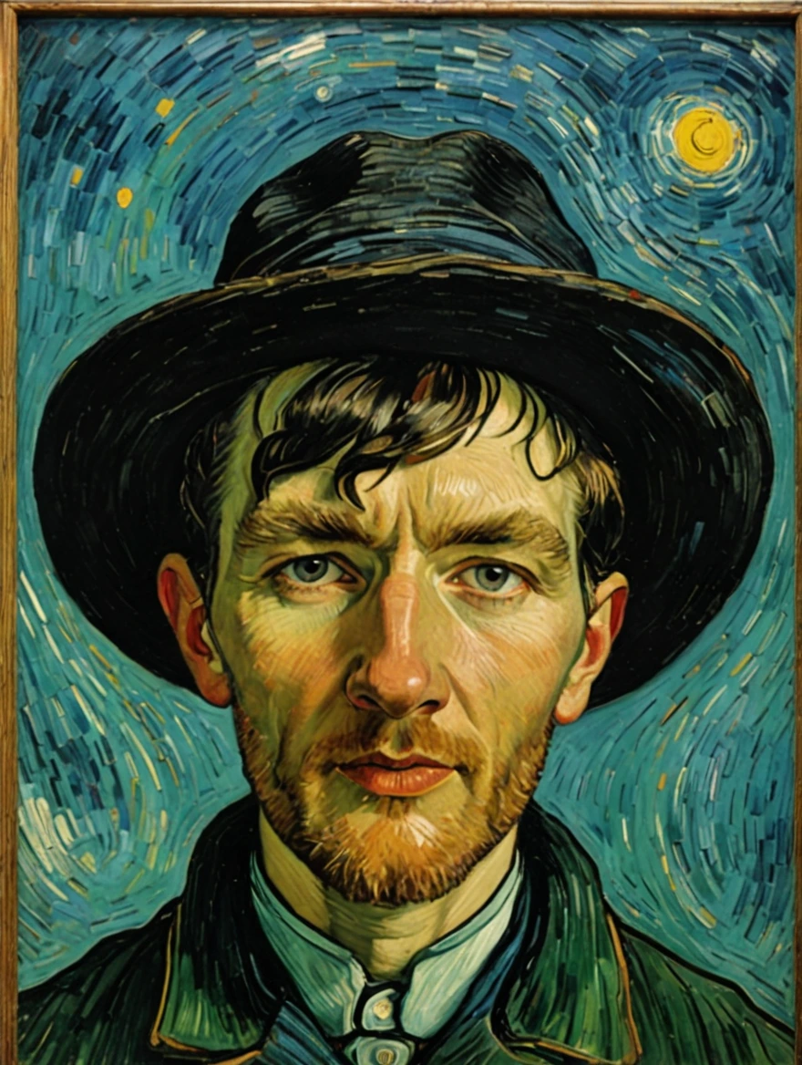 male portrait by Van Gogh