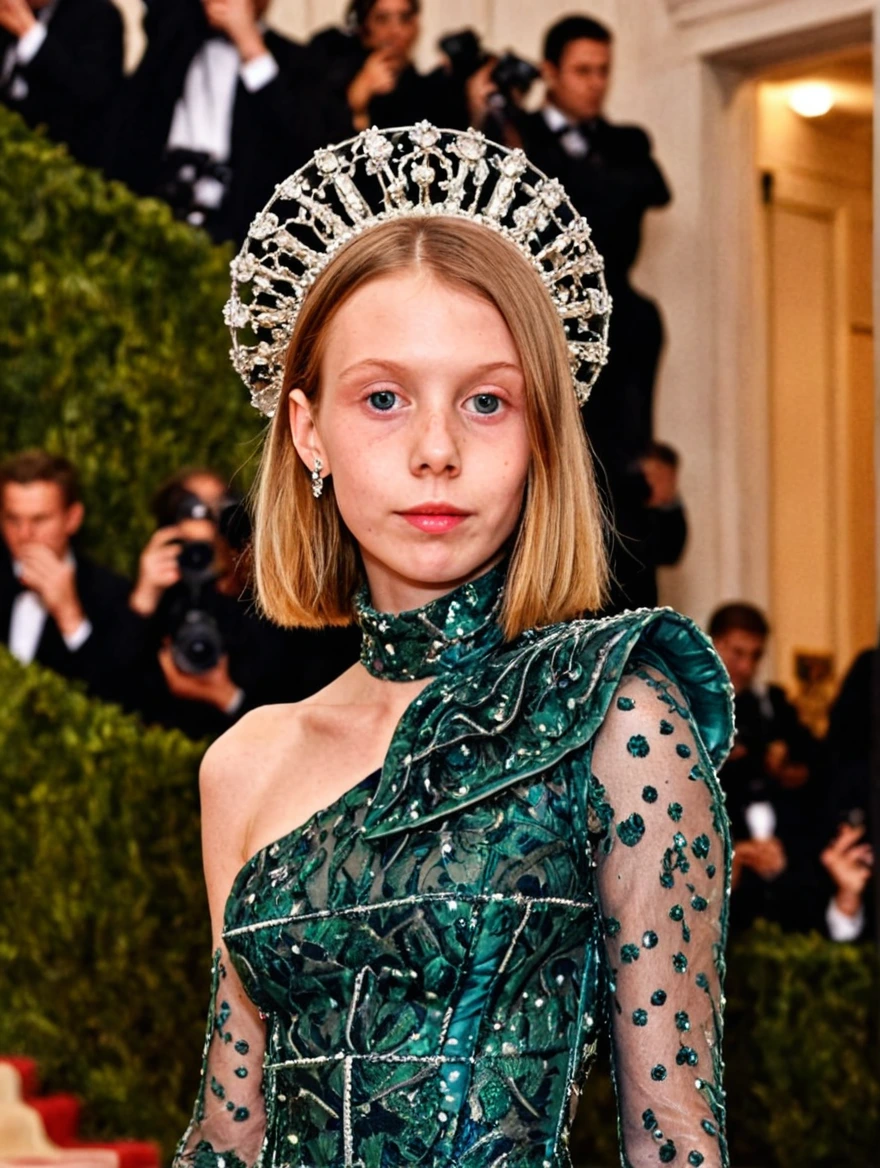 woman at the Met Ball wearing outlandish dress