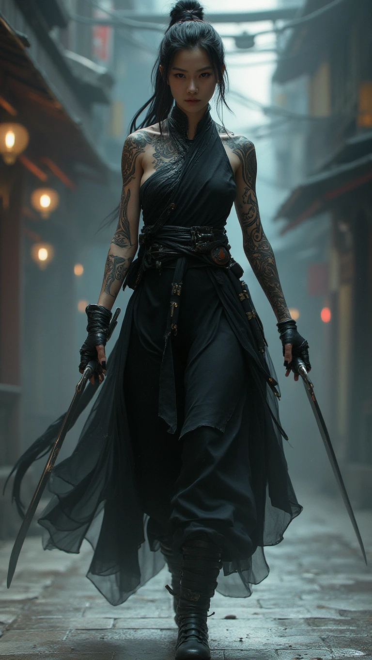 a detailed digital photorealistic shadow hologram