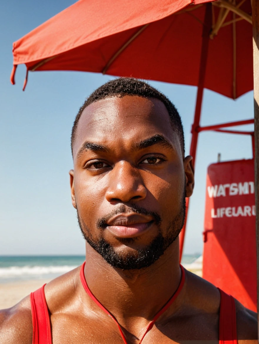 a super hot male lifeguard from Baywatch