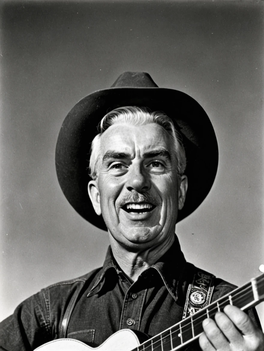 A singing cowboy in the 1940s