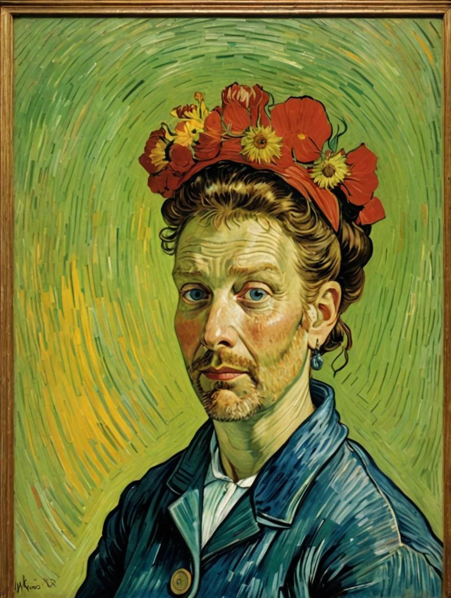 female portrait by Van Gogh