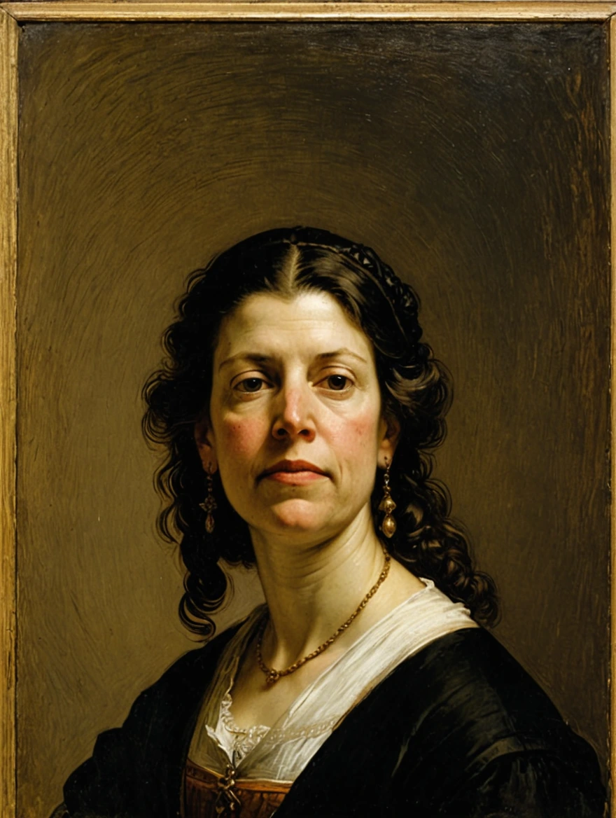 female portrait by Rembrandt