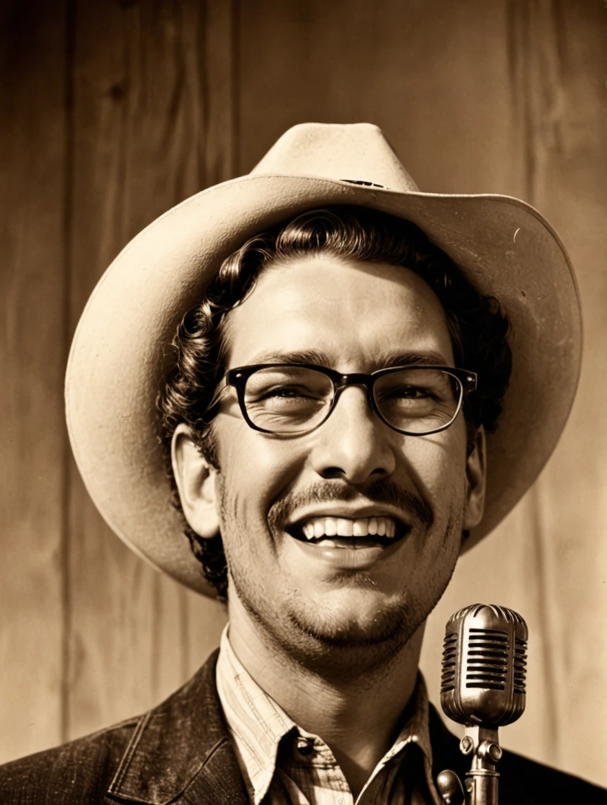 A singing cowboy in the 1940s