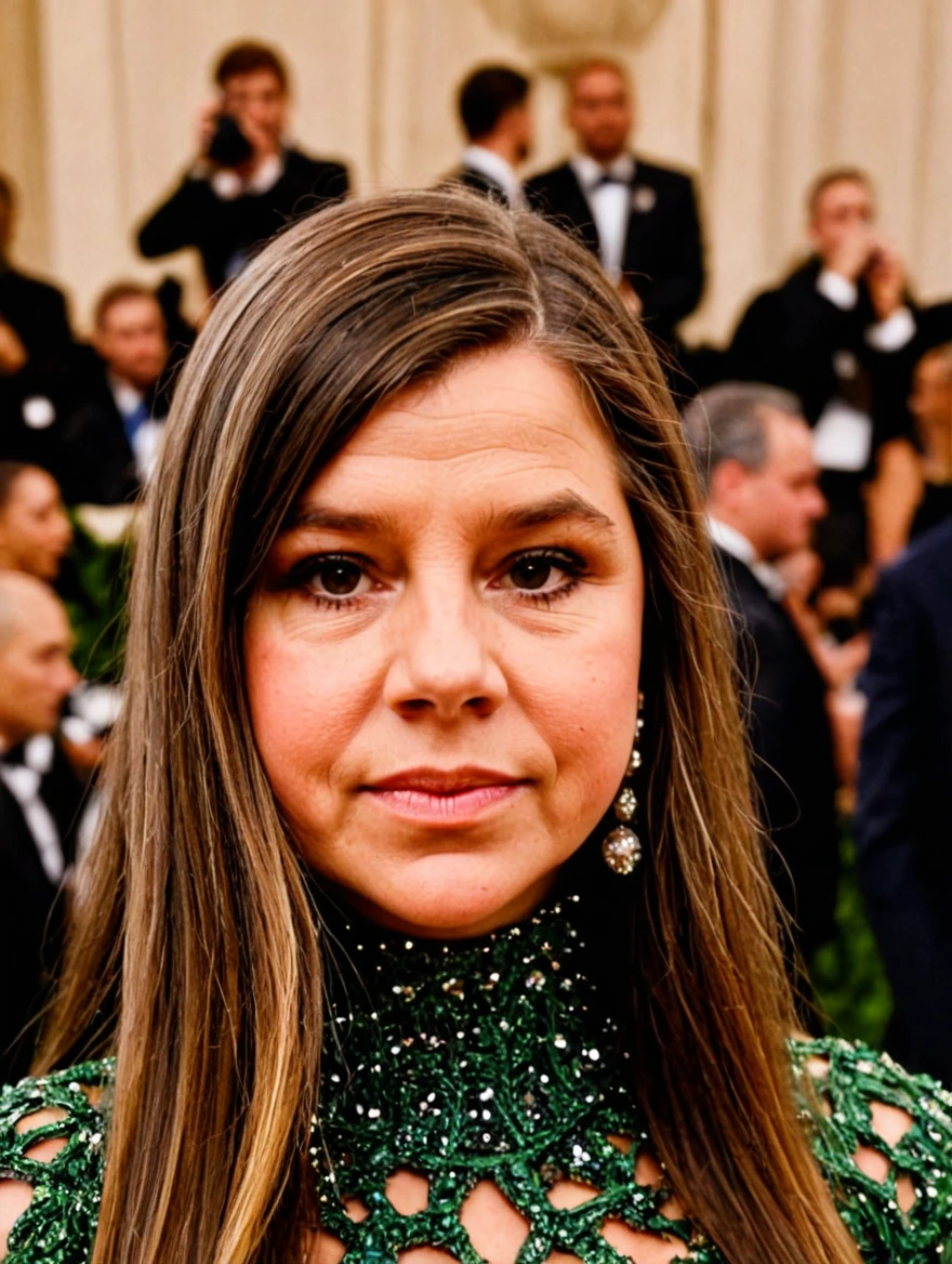 woman at the Met Ball wearing outlandish dress