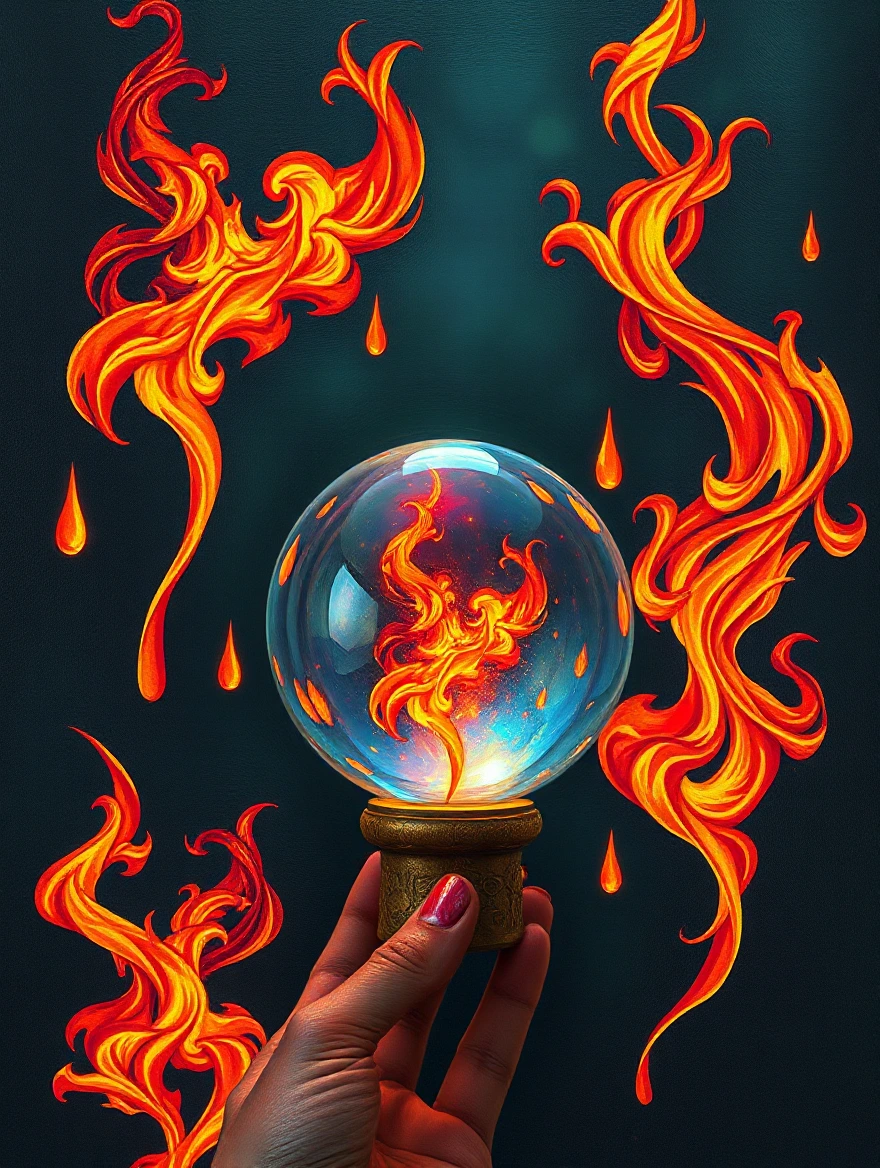 Elusive upbeat naturalism, mystical crystal ball,