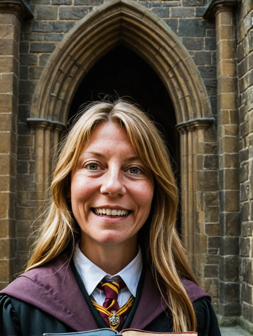 A female student at Hogwarts Academy