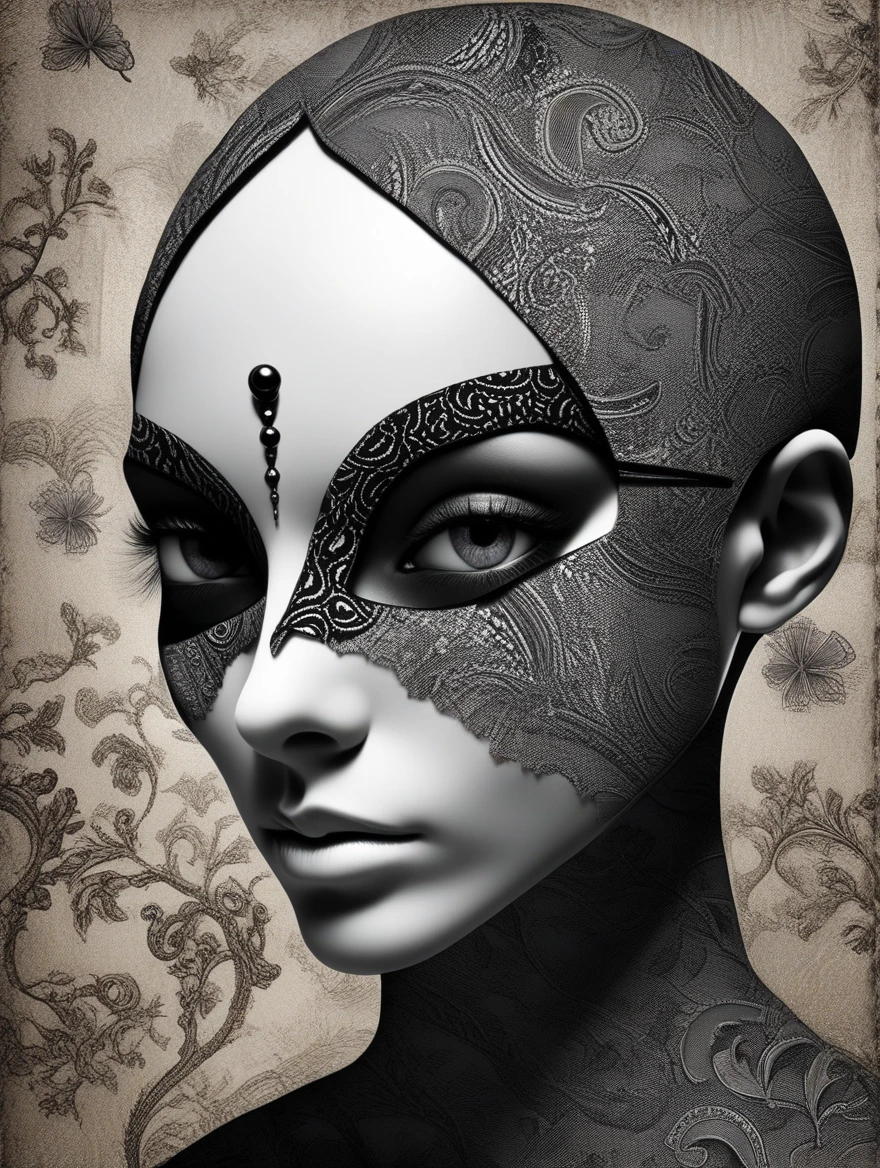 Another add 1 one only challenge 


Create paisley textured fabric, intricate eye patch, surreal fashion, avant-garde, surreal body modification, shimmering, calm expression, modern couture, mystical appearance, patchwork, middle ground, high contrast, surreal, exaggerated features, cartoon-like, stone wall texture, shadow play, whimsical, satirical, urban street, vintage aesthetic, surrealism, elongated nose, minimalist setting, eerie



Let's see what you come with 😁