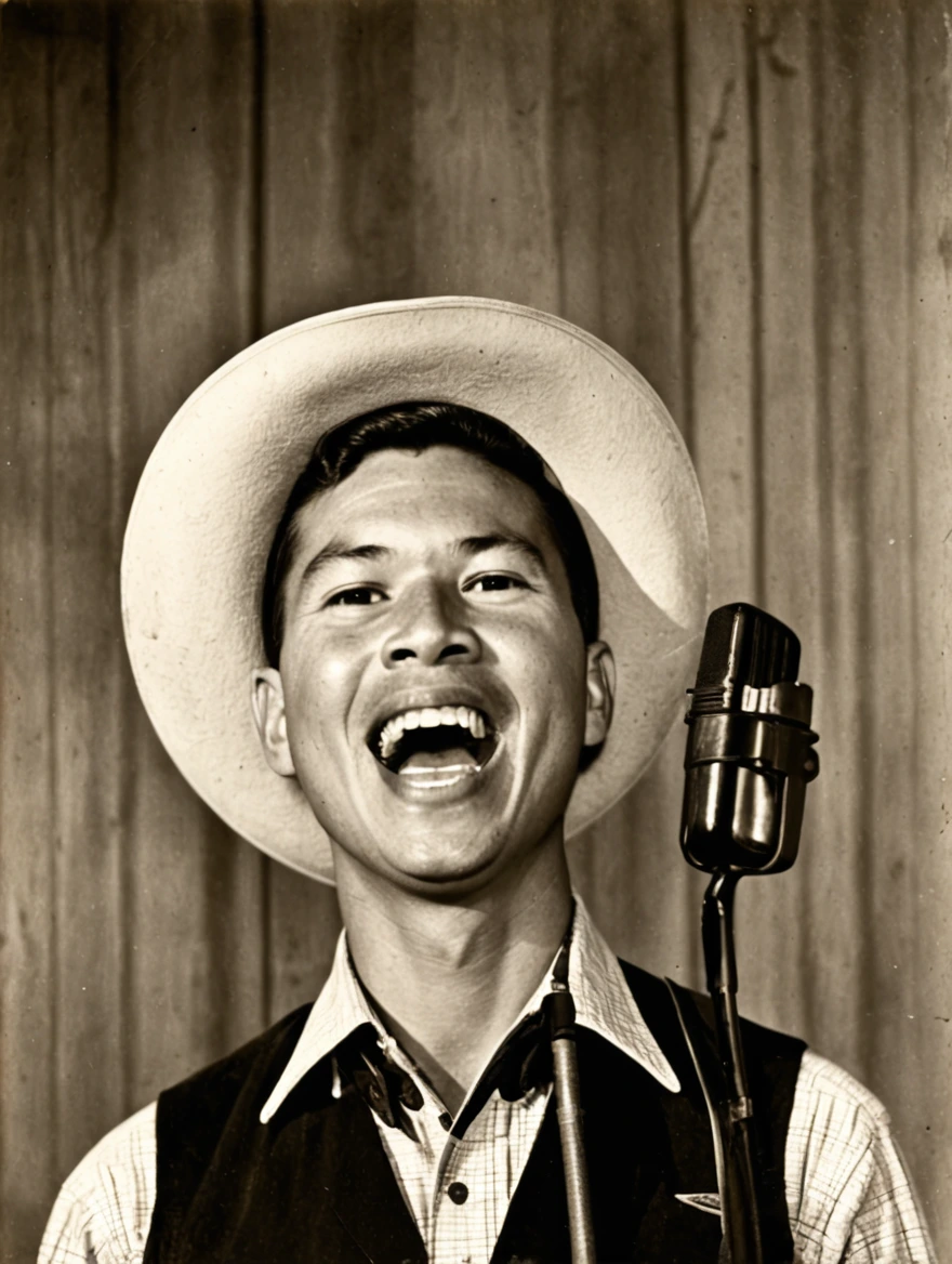 A singing cowboy in the 1940s