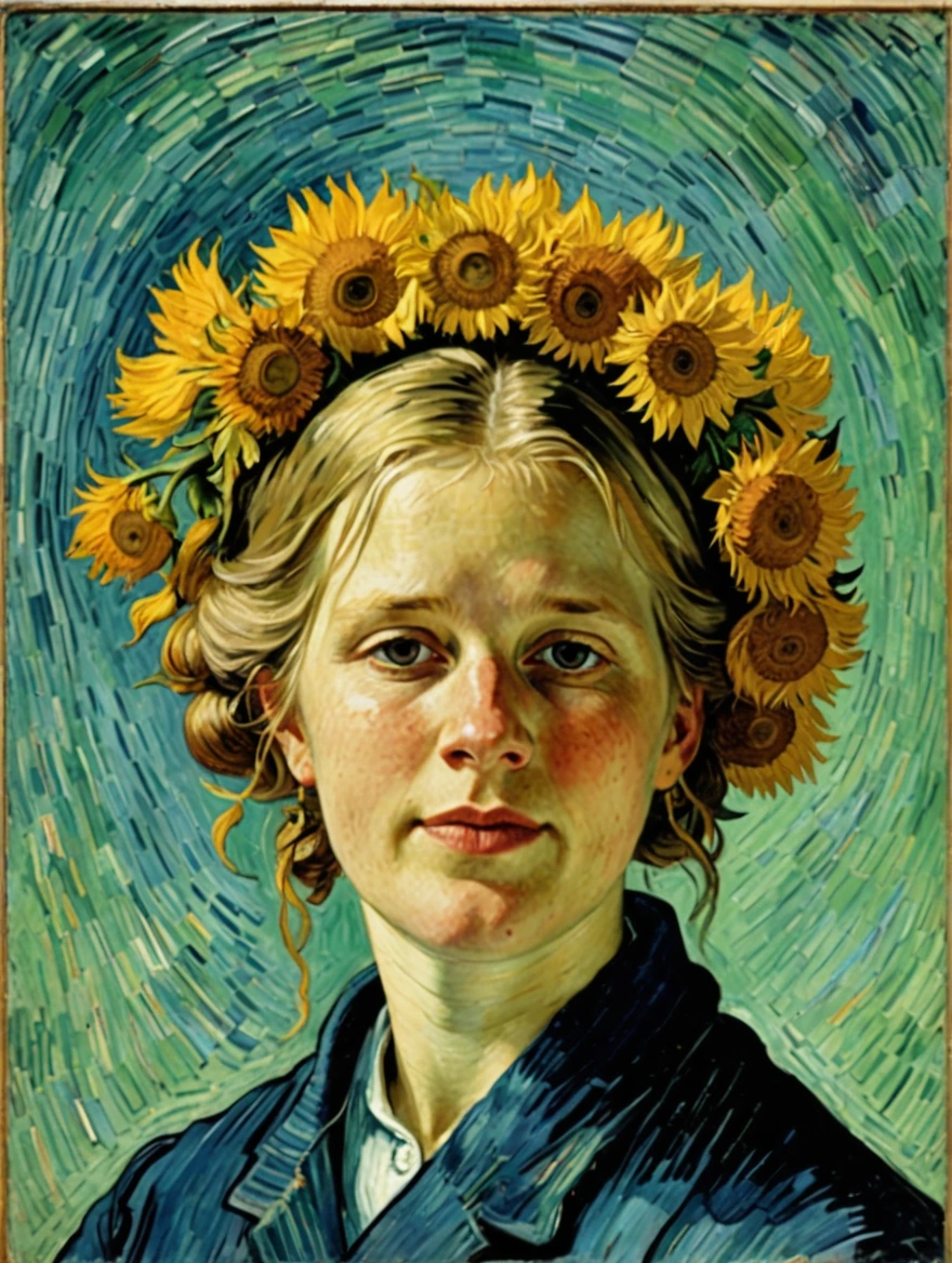 female portrait by Van Gogh