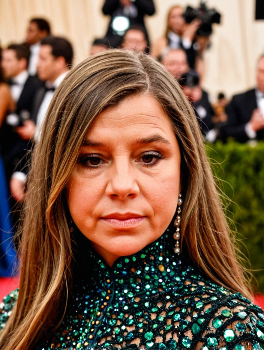 woman at the Met Ball wearing outlandish dress