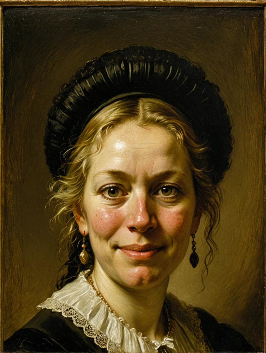 female portrait by Rembrandt