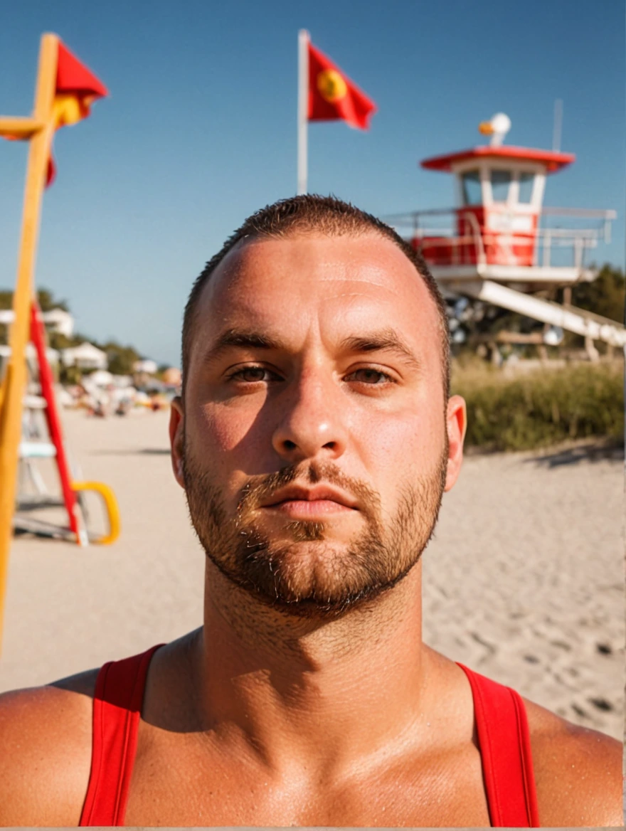 a super hot female lifeguard from Baywatch