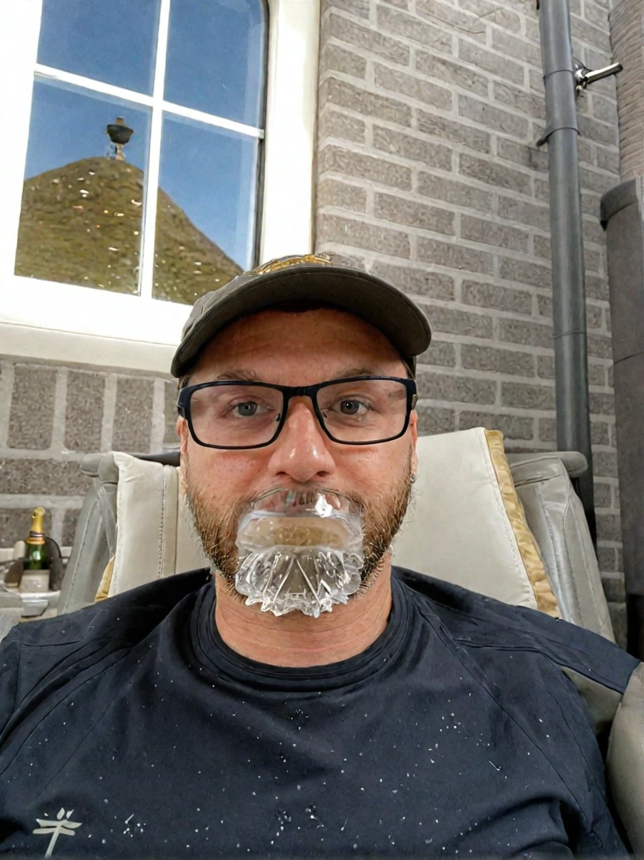 man drinking champagne on a private jet