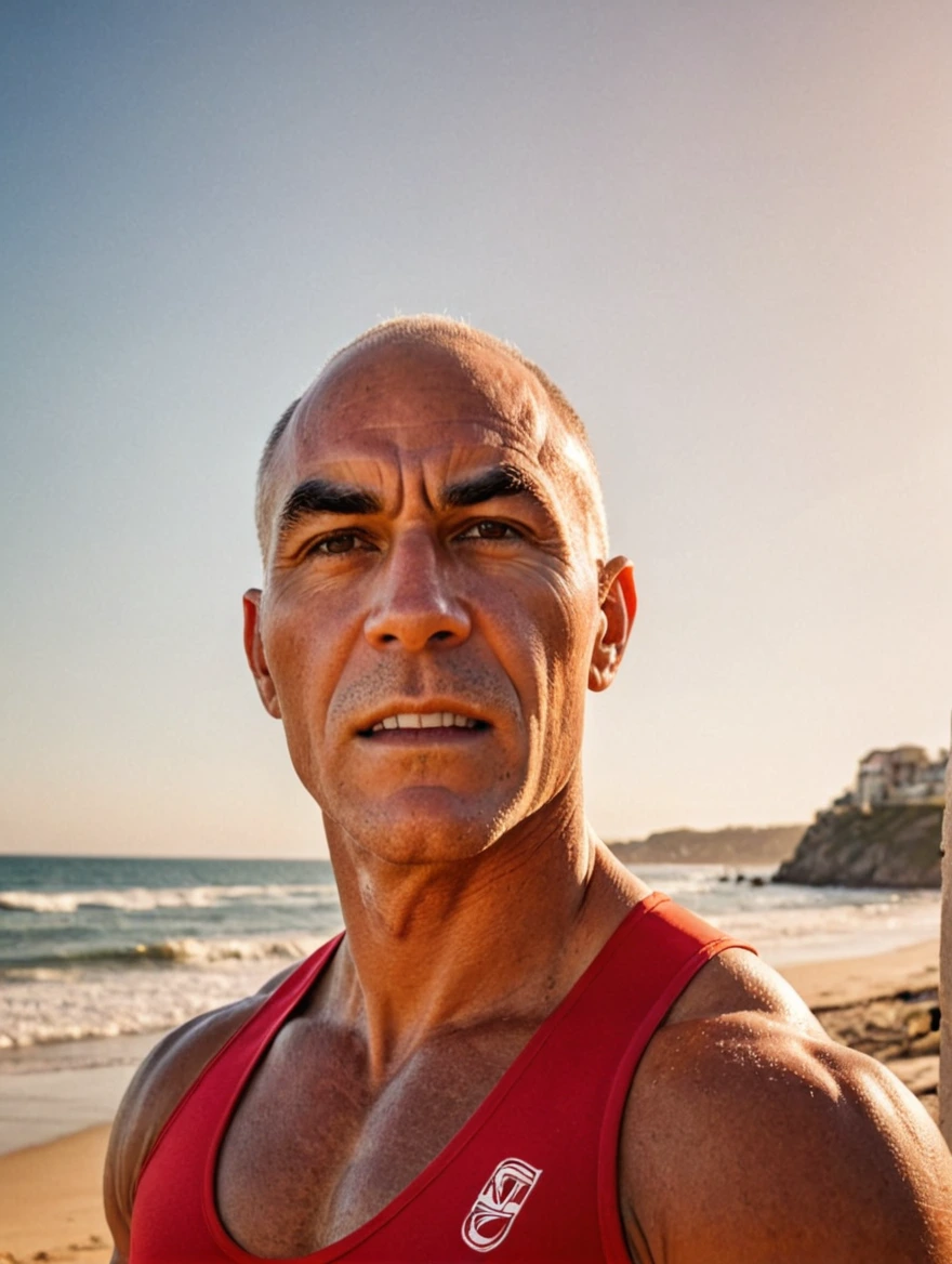 a super hot male lifeguard from Baywatch