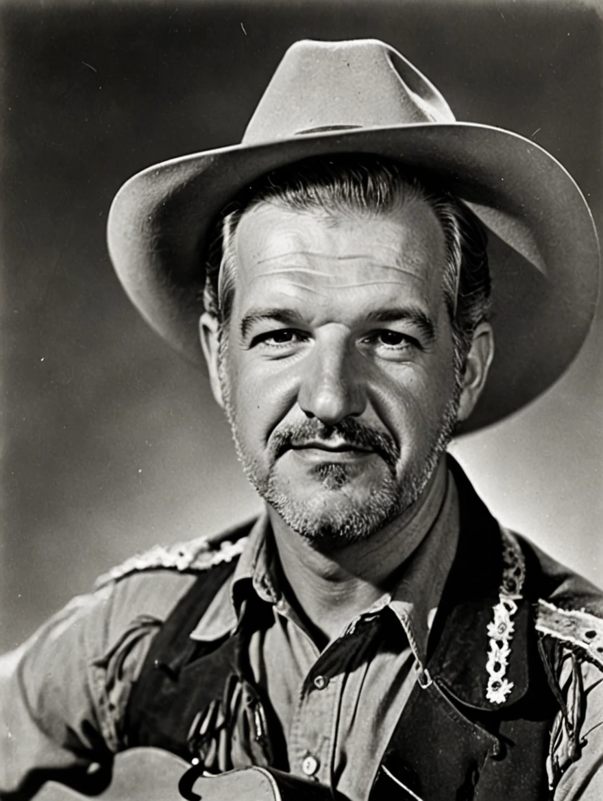 A singing cowboy in the 1940s