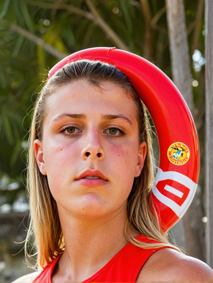 a super hot female lifeguard from Baywatch