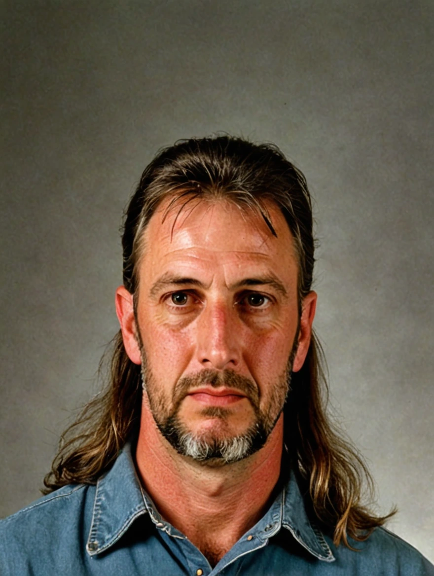 a male redneck with a mullet