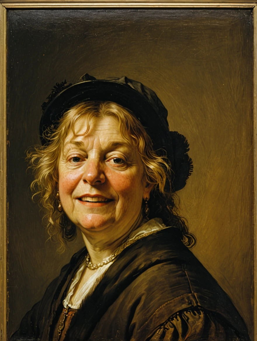 female portrait by Rembrandt