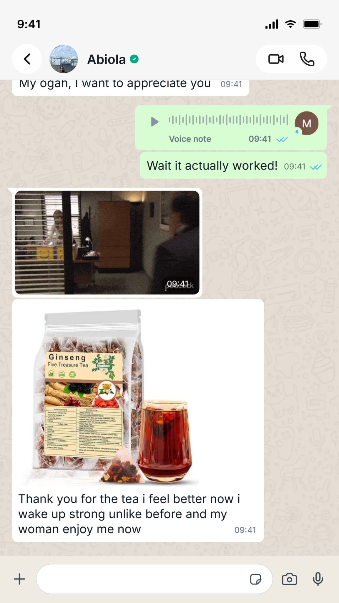 Customer feedback
