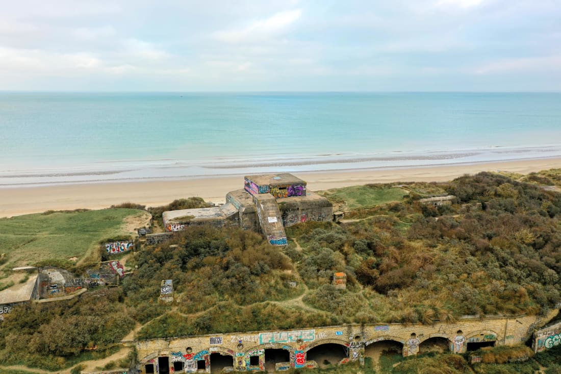 Circuit de la dune Marchand et nature à la gueule cassée - Zuydcoote