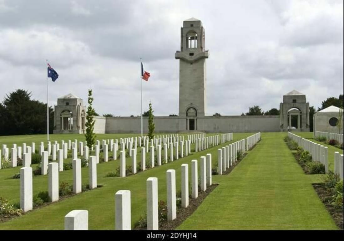 Mémoires australiennes au cimetière de Villers-Bretonneux - Villers-Bretonneux