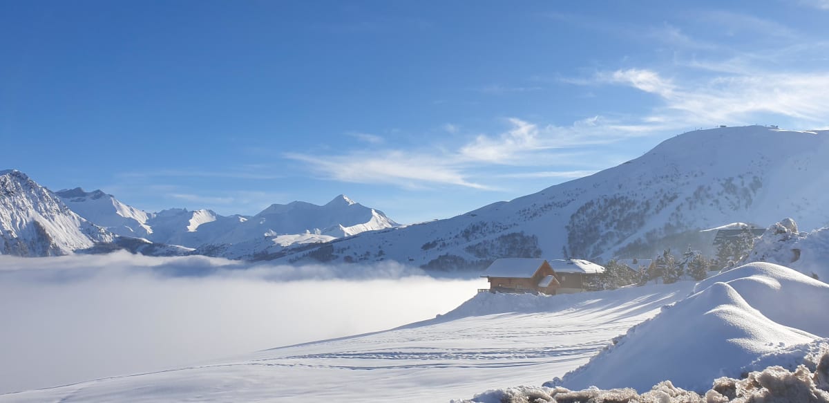 Alpages et montagnes de la Maurienne depuis Les Bottières - Les Bottières, Saint-Pancrace